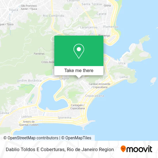 Dablio Toldos E Coberturas map