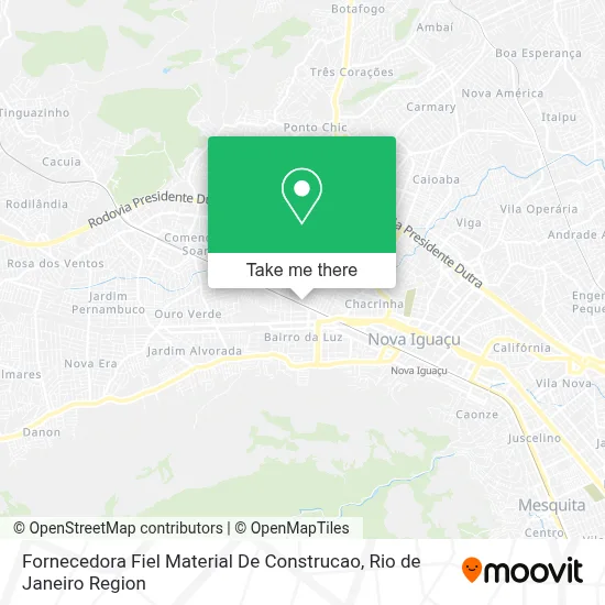 Fornecedora Fiel Material De Construcao map