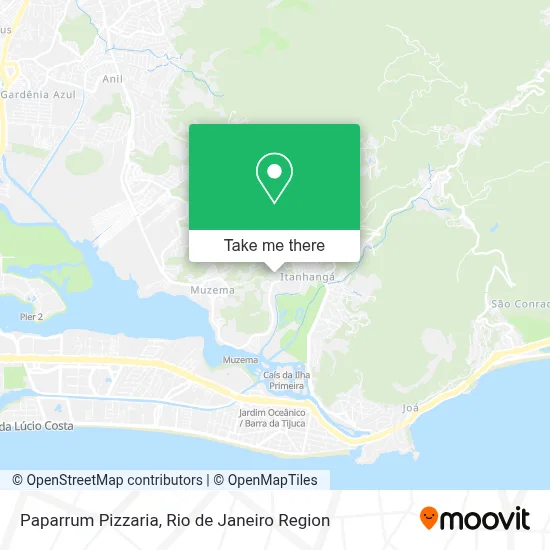 Paparrum Pizzaria map