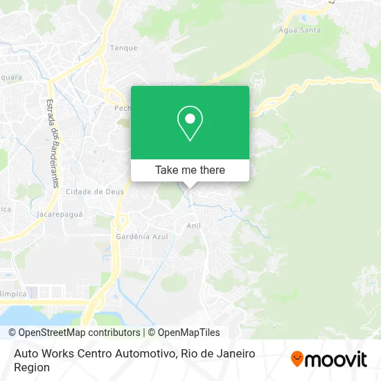 Auto Works Centro Automotivo map