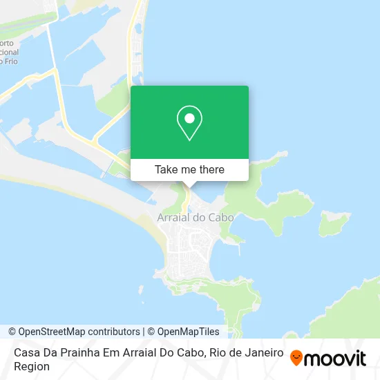 Casa Da Prainha Em Arraial Do Cabo map