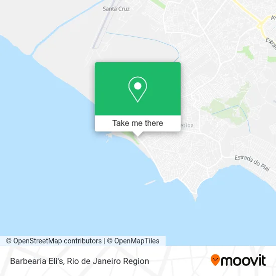 Barbearia Eli's map
