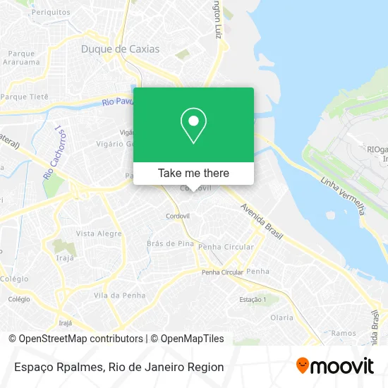 Espaço Rpalmes map