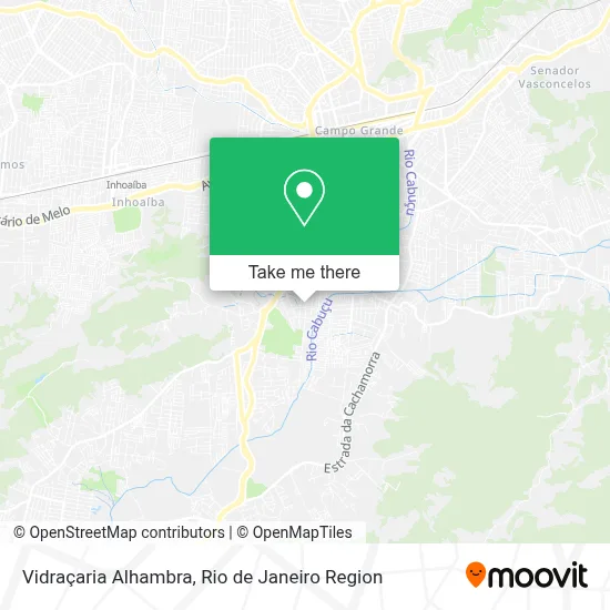 Vidraçaria Alhambra map