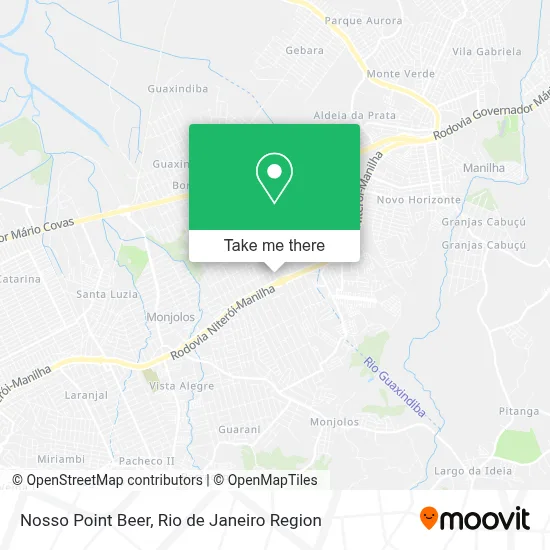 Nosso Point Beer map