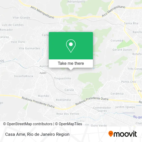Casa Ame map