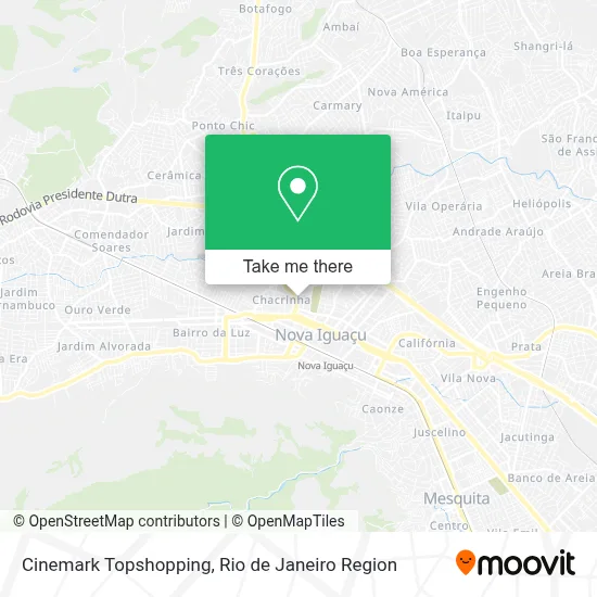 Cinemark Topshopping map
