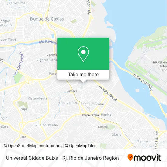 Universal Cidade Baixa - Rj map