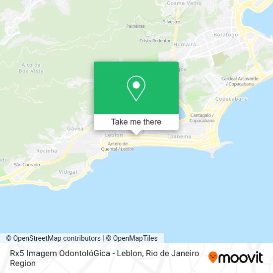 Rx5 Imagem OdontolóGica - Leblon map