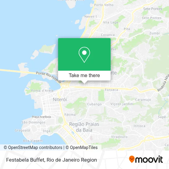 Festabela Buffet map