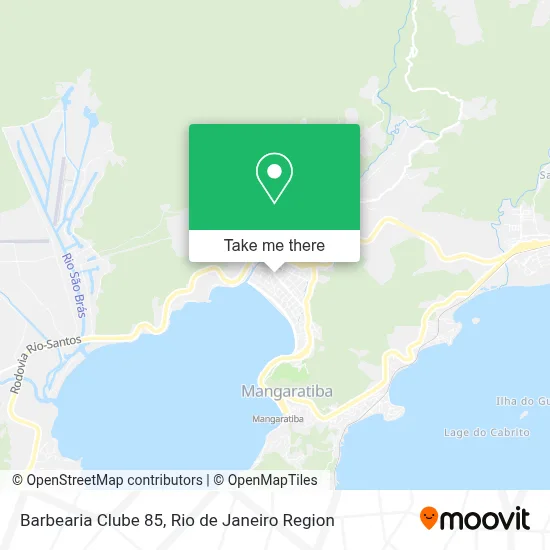 Barbearia Clube 85 map
