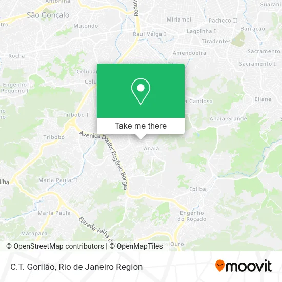 C.T. Gorilão map