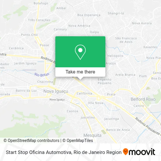 Start Stop Oficina Automotiva map
