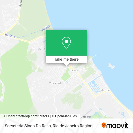Sorveteria Sloop Da Rasa map