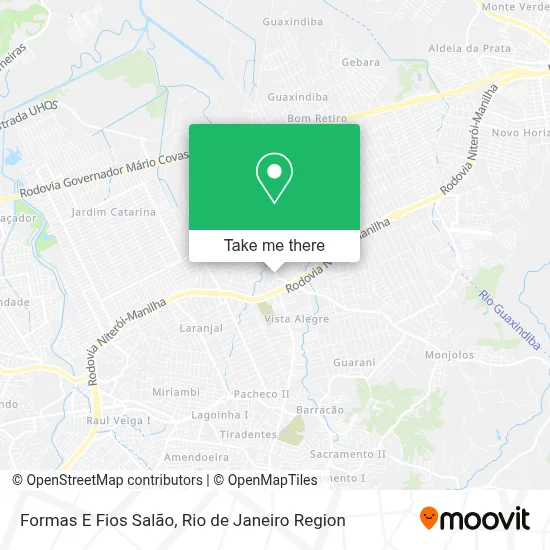 Formas E Fios Salão map