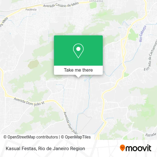 Kasual Festas map