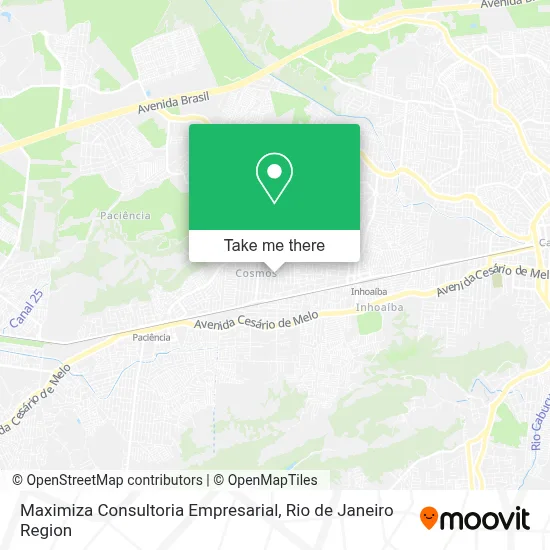 Maximiza Consultoria Empresarial map