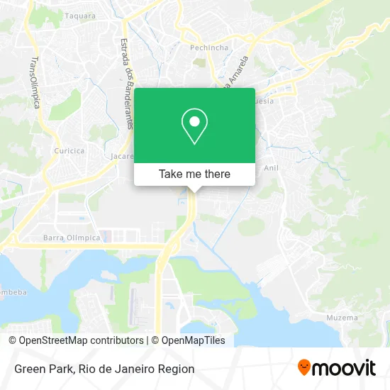Green Park map