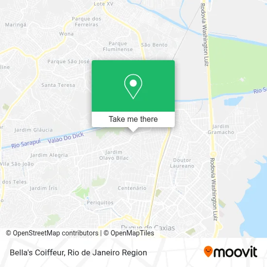 Bella's Coiffeur map