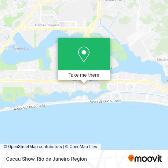 Cacau Show map
