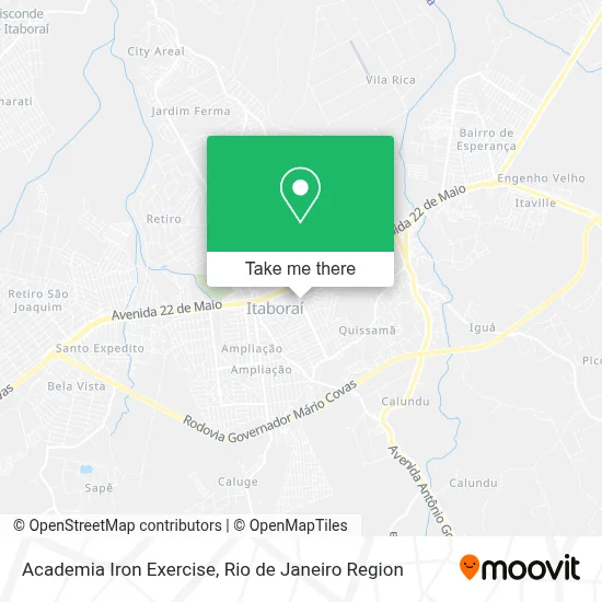 Academia Iron Exercise map