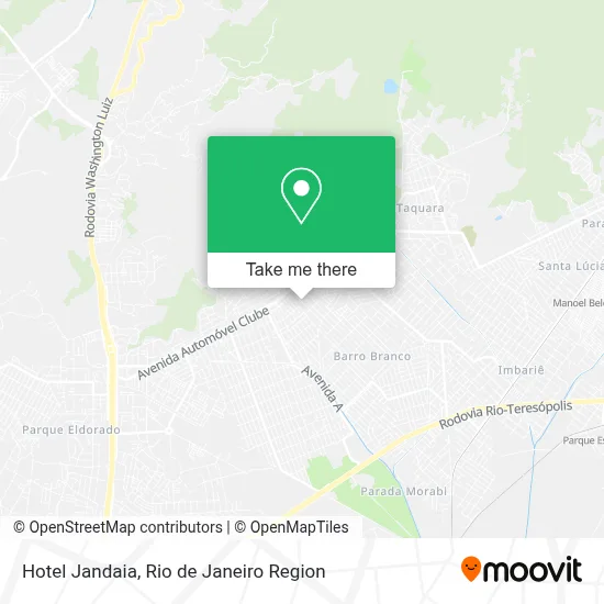 Hotel Jandaia map