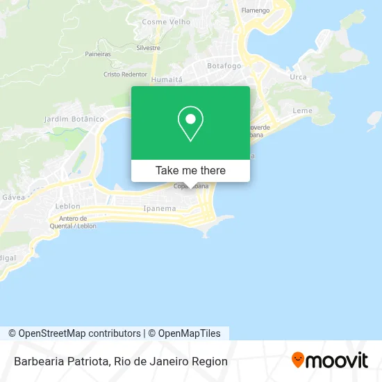 Barbearia Patriota map