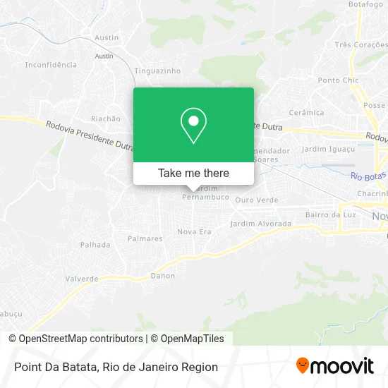 Point Da Batata map