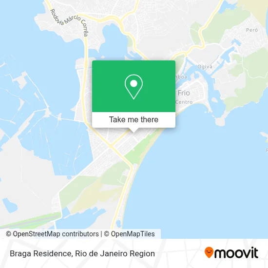 Braga Residence map