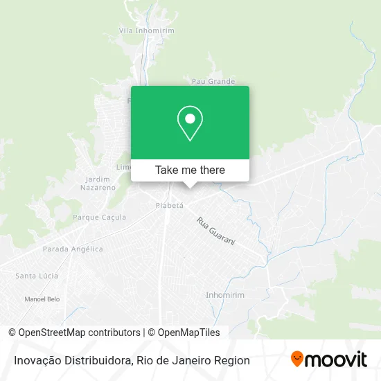 Inovação Distribuidora map