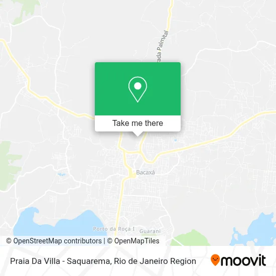 Praia Da Villa - Saquarema map