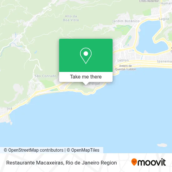 Restaurante Macaxeiras map