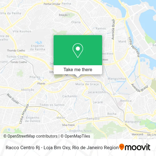 Racco Centro Rj - Loja Bm Oxy map