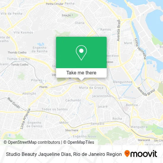Studio Beauty Jaqueline Dias map