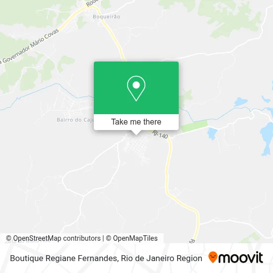 Boutique Regiane Fernandes map