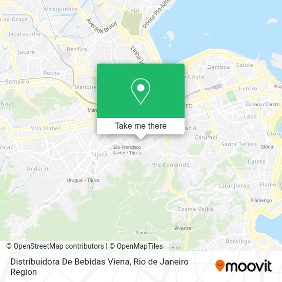 Distribuidora De Bebidas Viena map