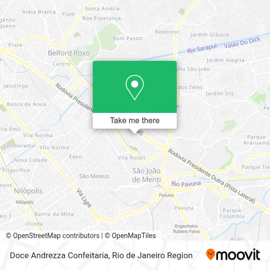 Doce Andrezza Confeitaria map