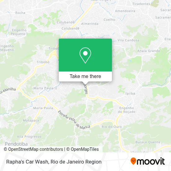 Rapha's Car Wash map