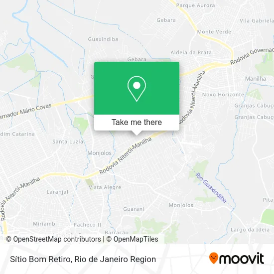 Sítio Bom Retiro map