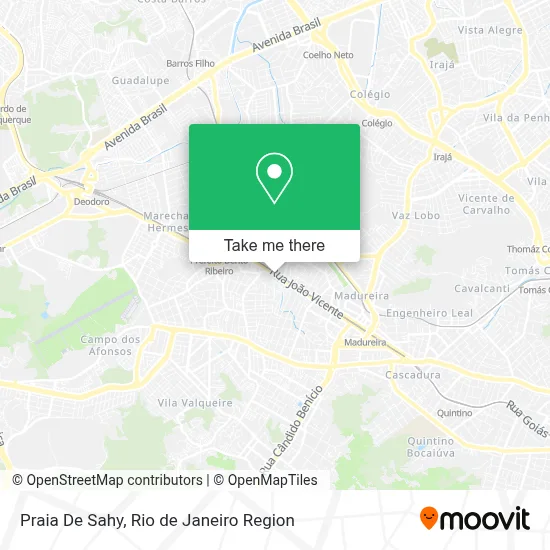 Praia De Sahy map