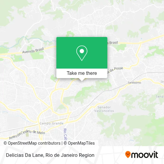 Delicias Da Lane map