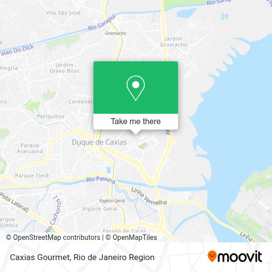 Caxias Gourmet map