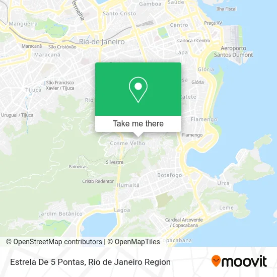 Estrela De 5 Pontas map