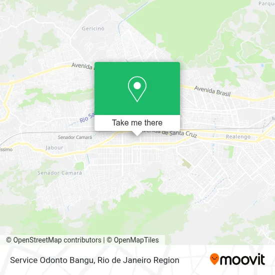 Service Odonto Bangu map