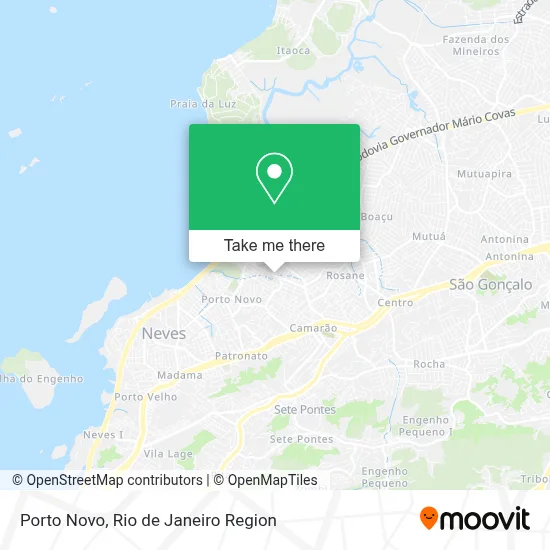 Porto Novo map