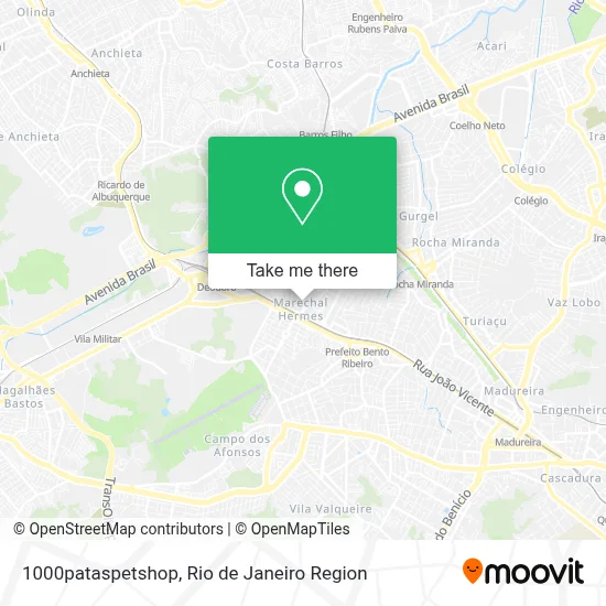 1000pataspetshop map