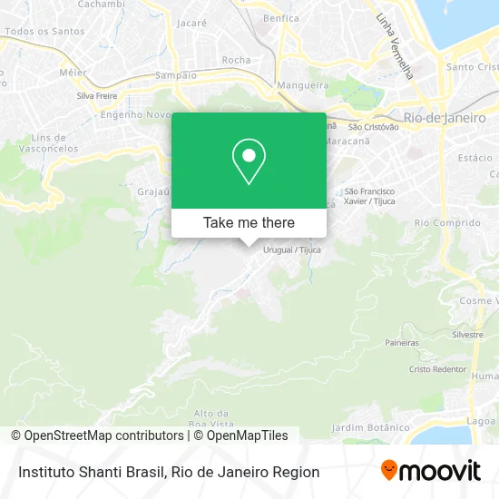 Instituto Shanti Brasil map