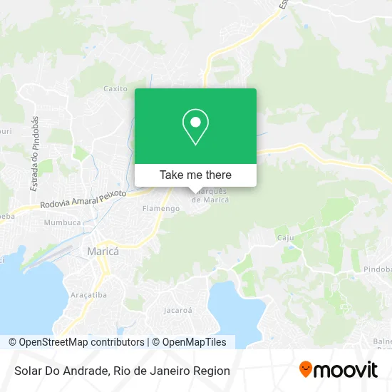 Solar Do Andrade map