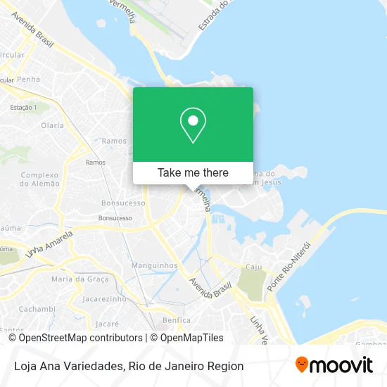 Loja Ana Variedades map