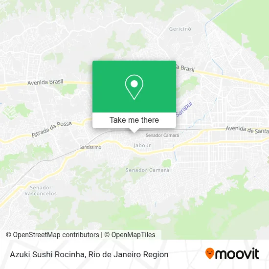 Azuki Sushi Rocinha map